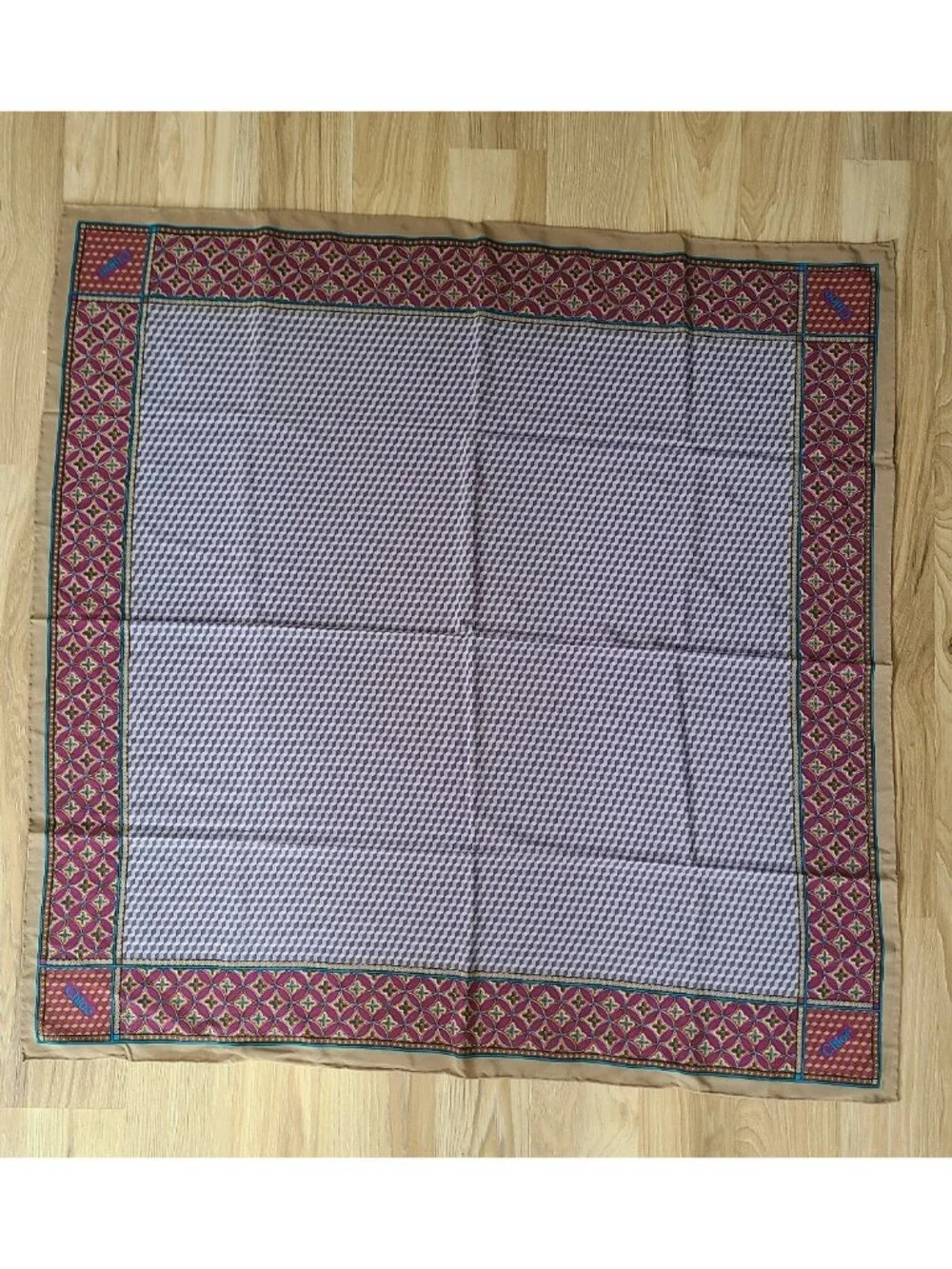 Chloé Hand Rolled Geometric Silk Scarf 33